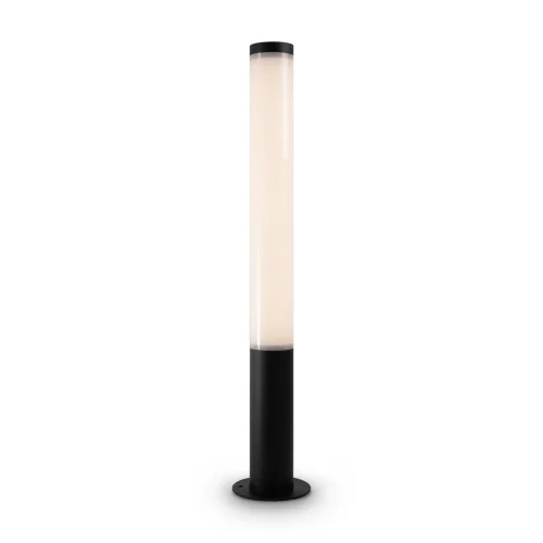 Парковый светильник LED Ginza O041FL-L30B3K Maytoni уличный IP54 чёрный 1 лампа, плафон белый в стиле минимализм хай-тек современный LED