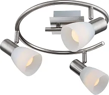 Спот С 3 лампами PARRY I 54534-3 Globo белый E14 в стиле современный 