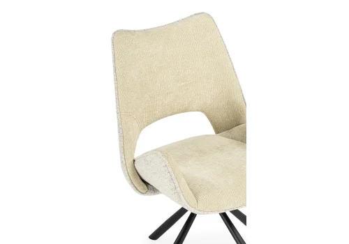 Стул на металлокаркасе Balaton 360 крутящийся beige / black 15840 Woodville, бежевый/шенилл, ножки/металл/чёрный, размеры - ****570*500мм фото 7 Стул на металлокаркасе Balaton 360 крутящийся beige / black 15840 Woodville, бежевый/шенилл, ножки/металл/чёрный, размеры - ****570*500мм фото 7