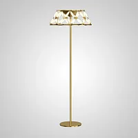 Торшер ISOLA FL 212229-23 ImperiumLoft  белый 1 лампа, основание золотое в стиле современный
