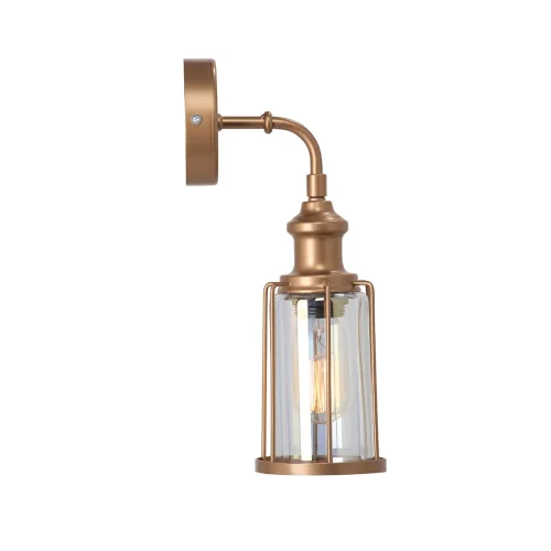 Бра V4827-7/1A Vitaluce прозрачный на 1 лампу, основание медь в стиле лофт фото 2 Бра V4827-7/1A Vitaluce прозрачный на 1 лампу, основание медь в стиле лофт фото 2