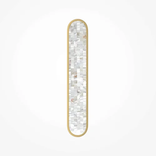 Бра LED Perlamour MOD429WL-L30BSK Maytoni белый на 1 лампу, основание латунь в стиле современный 