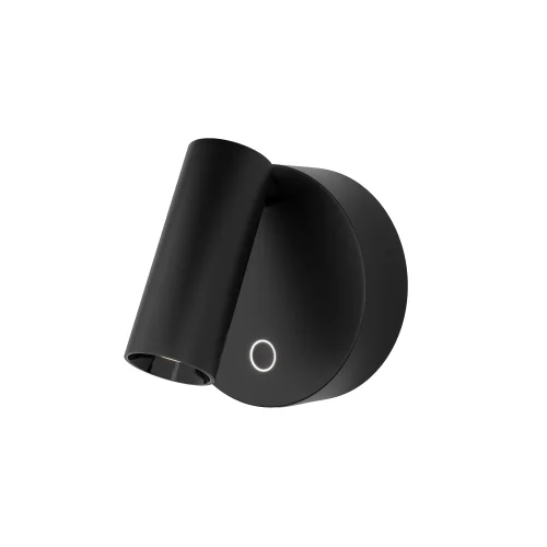 Бра с выключателем LED Twist C079WL-L3B3K Maytoni чёрный на 1 лампу, основание чёрное в стиле современный хай-тек для чтения