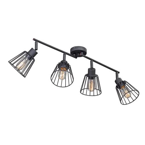 Спот с 4 лампами V4589-1/4PL Vitaluce без плафона E27 в стиле лофт 