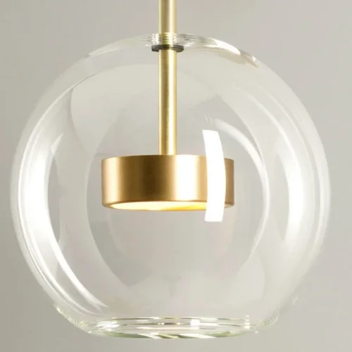 Настенный светильник BUBBLE B WALL 133216-22 ImperiumLoft прозрачный на 1 лампу, основание золотое в стиле современный фото 9