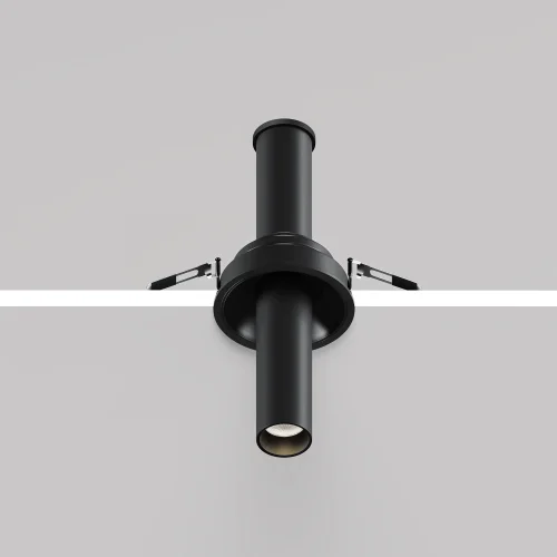 Светильник точечный LED Focus T C140RS-L200-7W3K-B Maytoni чёрный 1 лампа, основание чёрное в стиле современный хай-тек круглый трубочки фото 5
