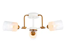 Люстра потолочная TR303321 Ambrella light белая на 3 лампы, основание белое в стиле современный классический 