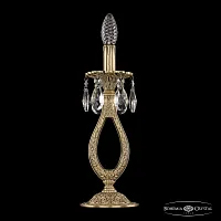 Настольная лампа 72300l/1-33 FP Bohemia Ivele Crystal без плафона 1 лампа, основание бронзовое металл в стиле классический sp