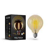 Лампа LED Loft 7084 Voltega VG10-G95GE27warm6W  E27 6вт