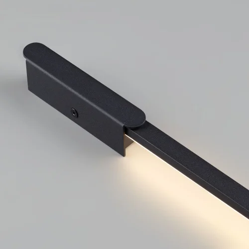 Фиксатор с заглушкой для конечного элемента линии Fino Xs 7155/1F Odeon Light на 1 , основание чёрное в стиле хай-тек фото 2