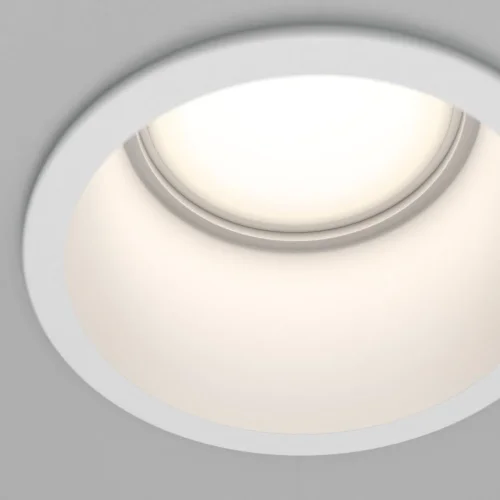 Светильник точечный Reif DL049-01W Maytoni белый 1 лампа, основание белое в стиле хай-тек современный  фото 5