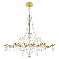 Люстра подвесная ЛЕД Мира / Mira 10588/800 Gold Asfour LOFT IT прозрачная на 1 лампу, основание золотое в стиле арт-деко капли Люстра подвесная ЛЕД Мира / Mira 10588/800 Gold Asfour LOFT IT прозрачная на 1 лампу, основание золотое в стиле арт-деко капли