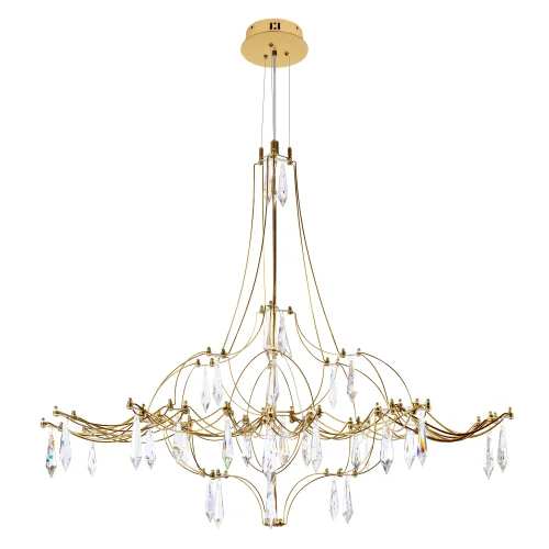 Люстра подвесная ЛЕД Мира / Mira 10588/800 Gold Asfour LOFT IT прозрачная на 1 лампу, основание золотое в стиле арт-деко капли Люстра подвесная ЛЕД Мира / Mira 10588/800 Gold Asfour LOFT IT прозрачная на 1 лампу, основание золотое в стиле арт-деко капли