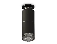 Светильник накладной Techno spot XS6302202 Ambrella light чёрный 1 лампа, основание чёрное в стиле модерн круглый