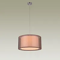 Светильник подвесной Room V2733-1P Moderli коричневый 1 лампа, основание хром в стиле современный 