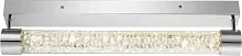 Светильник потолочный LED ALIVIO 65200-24D Globo прозрачный на 1 лампу, основание серебряное в стиле современный 