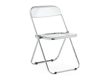 Пластиковый стул Fold складной clear 15377 Woodville, /, ножки/металл/хром, размеры - ****430*460