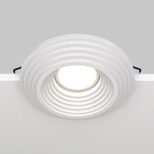 Светильник точечный Gyps DL004-1-01-W Maytoni белый 1 лампа, основание белое в стиле современный  фото 4