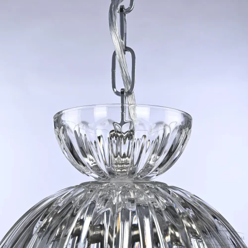 Светильник подвесной 5478/22 Ni Clear/M-1H Bohemia Ivele Crystal прозрачный 3 лампы, основание никель прозрачное в стиле классический sp фото 3