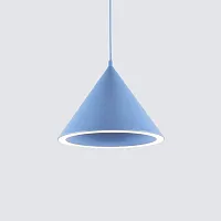 Светильник подвесной Woud Annular D32 Blue 193081-26 ImperiumLoft синий на 1 лампу, основание синее в стиле современный 