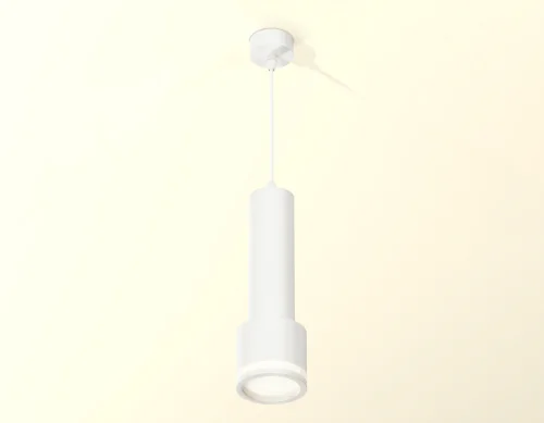 Светильник подвесной XP8110010 Ambrella light белый 1 лампа, основание белое в стиле хай-тек  фото 2