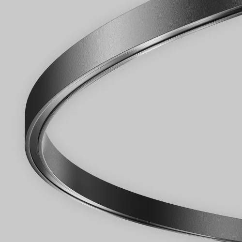 Шинопровод круглый 800мм Magnetic trаck system Flarity TRX154-R-D800-B Maytoni чёрный в стиле для светильников серии Magnetic trаck system Flarity шинопровод flarity магнитная фото 2