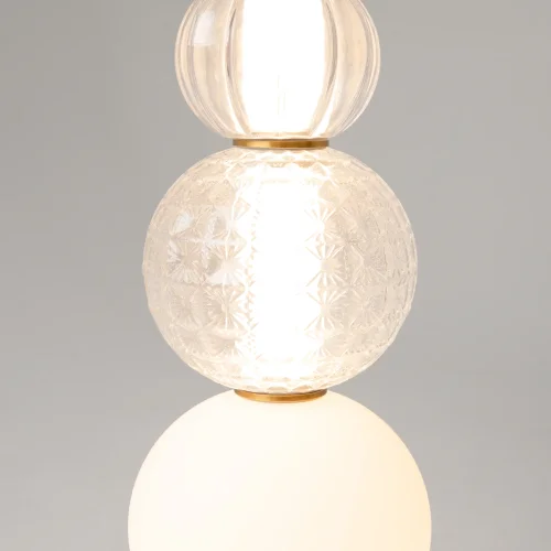 Светильник подвесной LED Collar P069PL-L16G3K Maytoni белый прозрачный на 1 лампу, основание золотое в стиле шар фото 8 Светильник подвесной LED Collar P069PL-L16G3K Maytoni белый прозрачный на 1 лампу, основание золотое в стиле шар фото 8