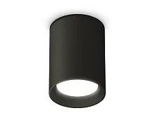 Светильник накладной Techno spot XS6313001 Ambrella light чёрный 1 лампа, основание чёрное в стиле современный круглый