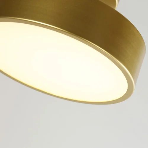 Светильник потолочный LED Atma 3059-2P F-promo латунь 1 лампа, основание латунь в стиле современный  фото 5