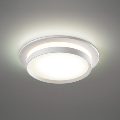 Светильник точечный Lirio 371035 Novotech белый на 1 лампу, основание белое в стиле современный круглый фото 4