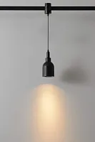 Светильник трековый для гибкой магнитной системы CLT 0.37 005 7W BL SMART Crystal Lux чёрный для шинопроводов серии Трейс 48В (Trace 48V) чёрный