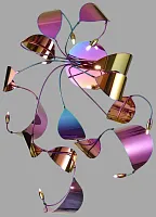 Бра Alessandra WE197.09.901 Wertmark разноцветный 9 ламп, основание разноцветное в стиле арт-деко современный 