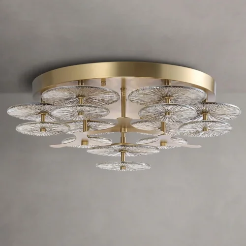 Люстра потолочная AGAPI GOLD 206123-23 ImperiumLoft прозрачная на 1 лампу, основание латунь в стиле современный фото 5 Люстра потолочная AGAPI GOLD 206123-23 ImperiumLoft прозрачная на 1 лампу, основание латунь в стиле современный фото 5