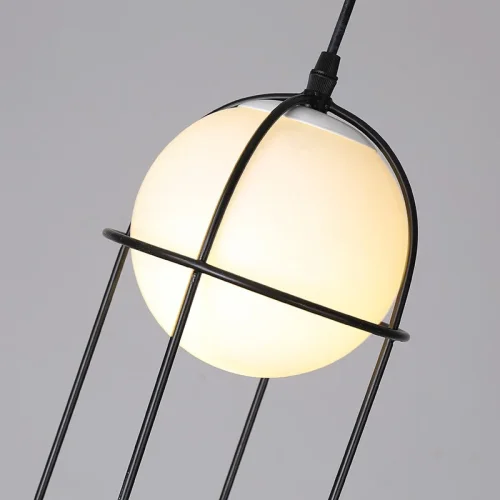 Светильник подвесной ASCENT 140535-26 ImperiumLoft белый 1 лампа, основание чёрное в стиле современный лофт  фото 12