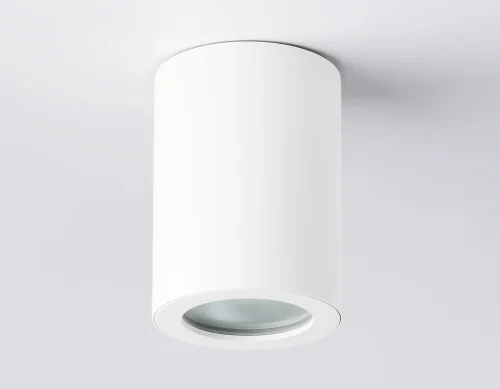 Светильник накладной TN22797 Ambrella light белый 1 лампа, основание белое в стиле хай-тек современный круглый фото 3