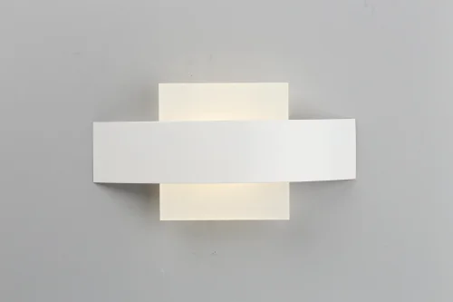 Бра LED Nettuno OML-12011-04 Omnilux белый на 1 лампа, основание белое в стиле хай-тек  фото 3