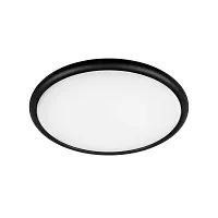 Светильник потолочный LED Sweety 10454/400 Black LOFT IT белый на 1 лампу, основание чёрное в стиле современный хай-тек круглый Светильник потолочный LED Sweety 10454/400 Black LOFT IT белый на 1 лампу, основание чёрное в стиле современный хай-тек круглый