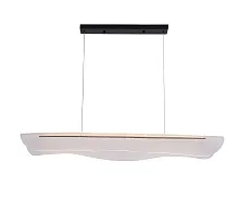Светильник подвесной LED Майра 08020-120AS,19 Kink Light прозрачный на 1 лампу, основание чёрное в стиле хай-тек современный 
