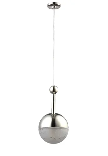 Светильник подвесной TRUENA SP1 NICKEL Crystal Lux прозрачный 1 лампа, основание никель в стиле современный 
