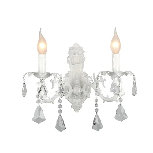 Бра Catanzaro OML-30801-02 Omnilux белый на 2 лампы, основание белое в стиле классический фото 2