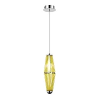 Светильник подвесной Ciara SL1242.123.01 ST-Luce золотой жёлтый 1 лампа, основание хром в стиле арт-деко 