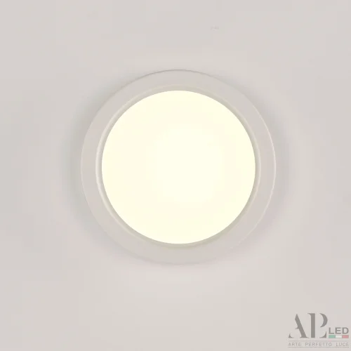 Светильник накладной LED Ingrid 3322.LDY6004M/6W/4K Arte Perfetto Luce белый 1 лампа, основание белое в стиле современный круглый фото 4