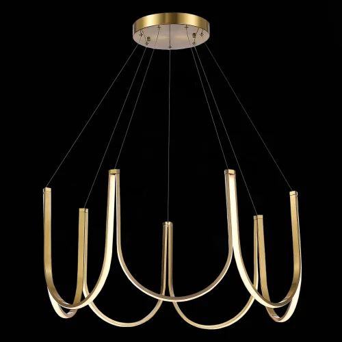 Светильник подвесной LED Heit SL6202.203.01 ST-Luce золотой 1 лампа, основание золотое в стиле минимализм хай-тек  фото 4
