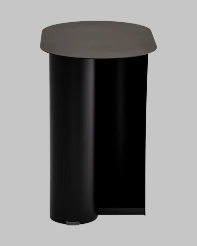 Журнальный столик Yvaine, металл, черный УТ000040315 Stool Group столешница чёрная из металл фото 7