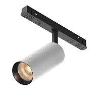 Трековый светильник LED Magnetic track system Exility TR097-2-12W3K-M-BW Maytoni белый для шинопроводов серии Magnetic track system Exility чёрный