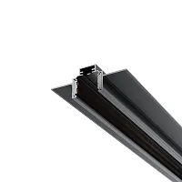 Шинопровод 2м низкопрофильный встраиваемый Magnetic track system Exility TRXM034-422B Maytoni чёрный в стиле хай-тек современный для светильников серии Magnetic track system Exility встраиваемый шинопровод exility тонкая магнитная