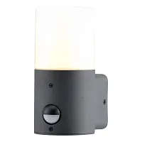 Настенный светильник 581/1A Escada уличный IP44 серый 1 лампа, плафон белый в стиле современный E27