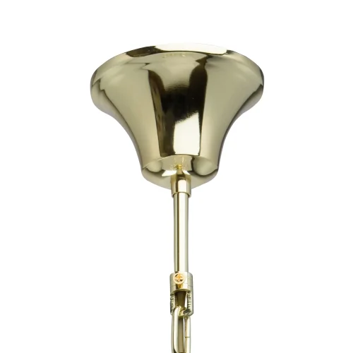 Люстра подвесная Жемчуг 232017408 MW-Light прозрачная на 8 ламп, основание золотое в стиле классика  фото 5