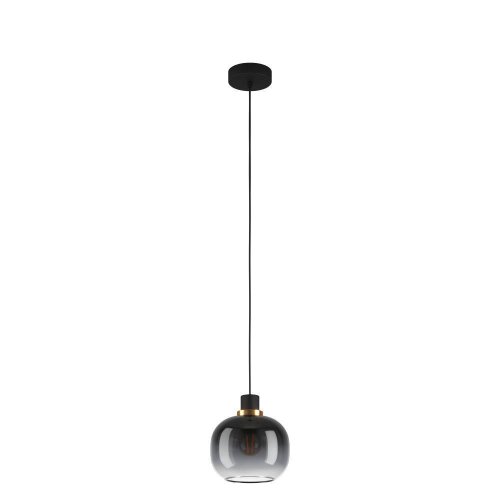 Светильник подвесной Oilella 99616 Eglo чёрный 1 лампа, основание чёрное в стиле современный 