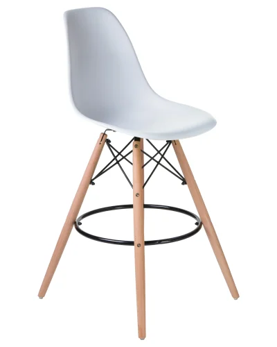 Набор 2 шт Стул барный DOBRIN DSW BAR (ножки светлый бук, цвет сиденья белый (W-02)) цвет сиденья белый (W-02), цвет основания светлый бук Dobrin, /, ножки/дерево/, размеры - *1080**** фото 2 Набор 2 шт Стул барный DOBRIN DSW BAR (ножки светлый бук, цвет сиденья белый (W-02)) цвет сиденья белый (W-02), цвет основания светлый бук Dobrin, /, ножки/дерево/, размеры - *1080**** фото 2